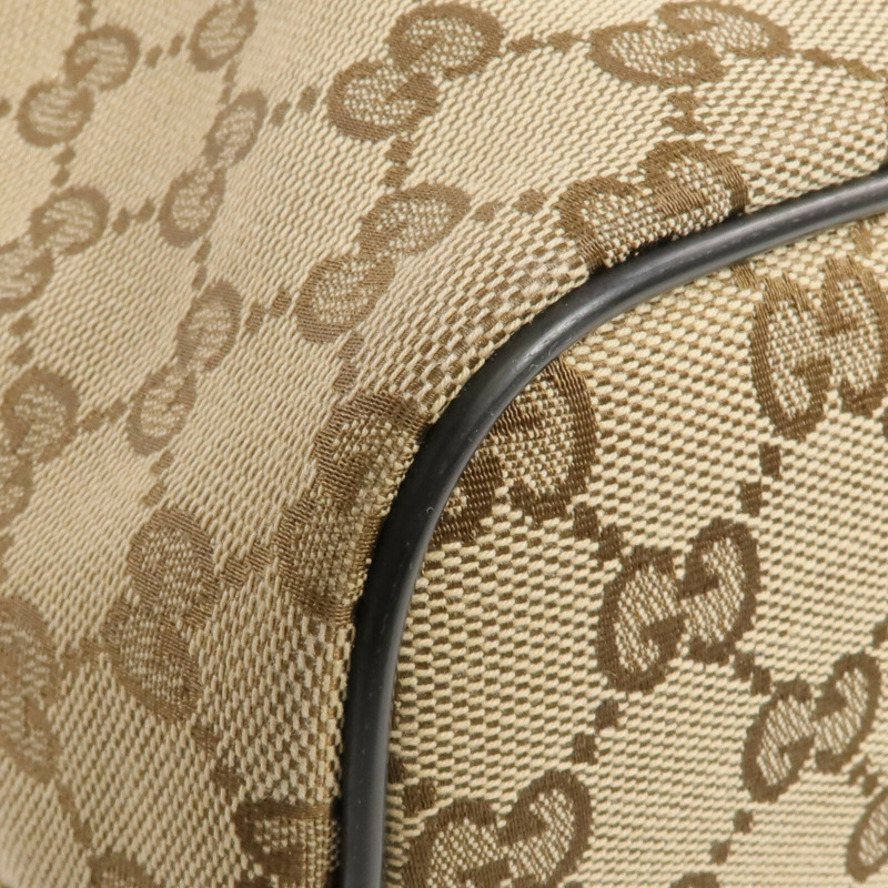 GUCCI 帆布Backpack銀扣背包-5