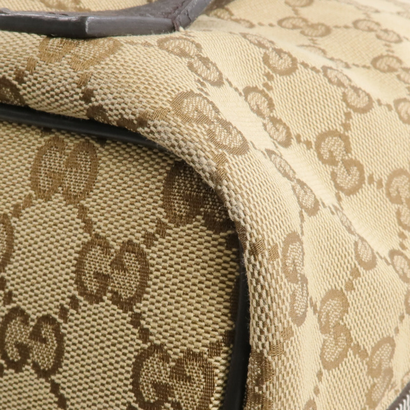 GUCCI 帆布Backpack銀扣背包-6