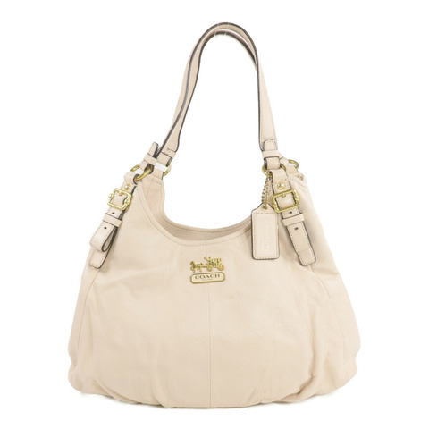 COACH 牛皮皮革Shoulder Bag金扣肩背袋