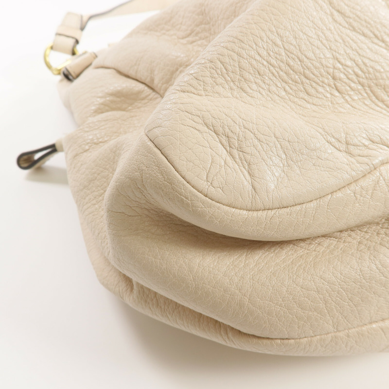 COACH 牛皮皮革Shoulder Bag金扣肩背袋-8