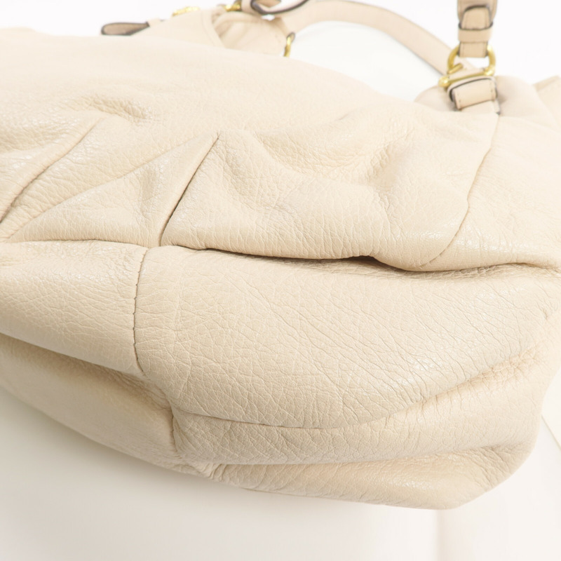 COACH 牛皮皮革Shoulder Bag金扣肩背袋-9