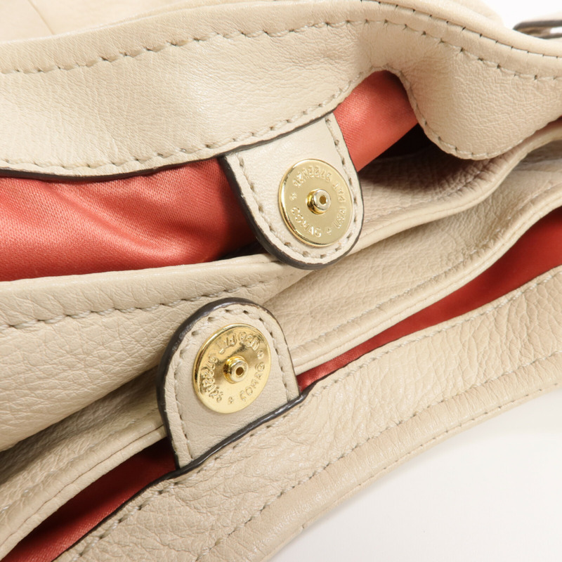 COACH 牛皮皮革Shoulder Bag金扣肩背袋-13