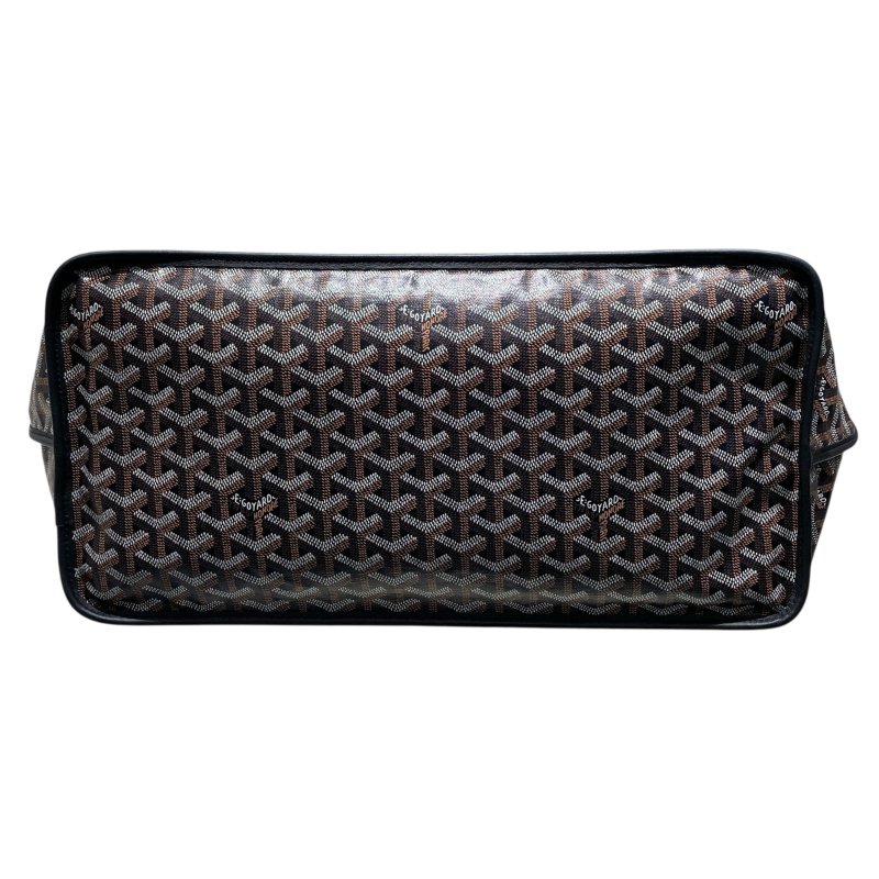 GOYARD 戈雅 ANJOU PM PVC帆布 托特包 黑色老花-3