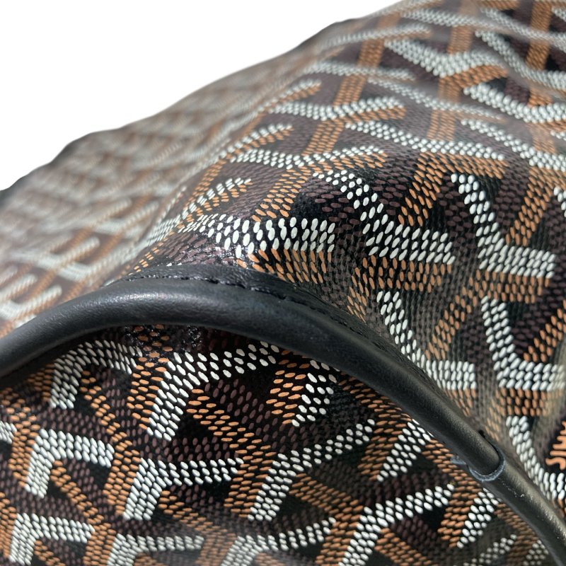 GOYARD 戈雅 ANJOU PM PVC帆布 托特包 黑色老花-7