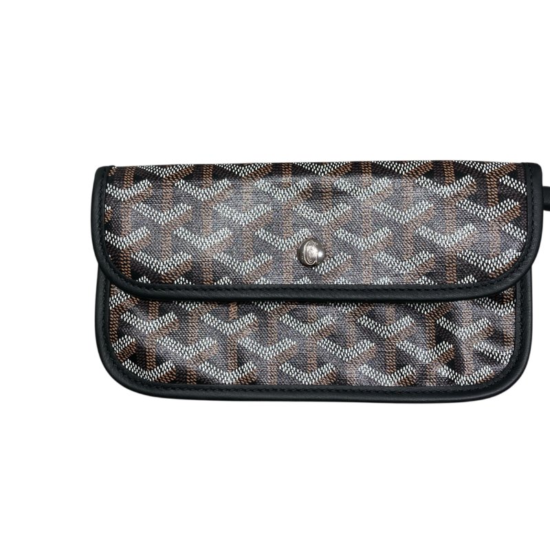 GOYARD 戈雅 ANJOU PM PVC帆布 托特包 黑色老花-10