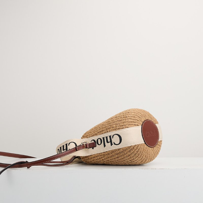 二手Chloé 草編水桶包-2