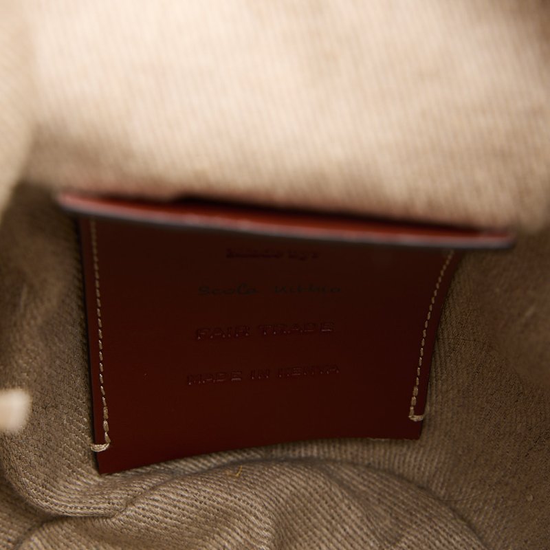 二手Chloé 草編水桶包-6