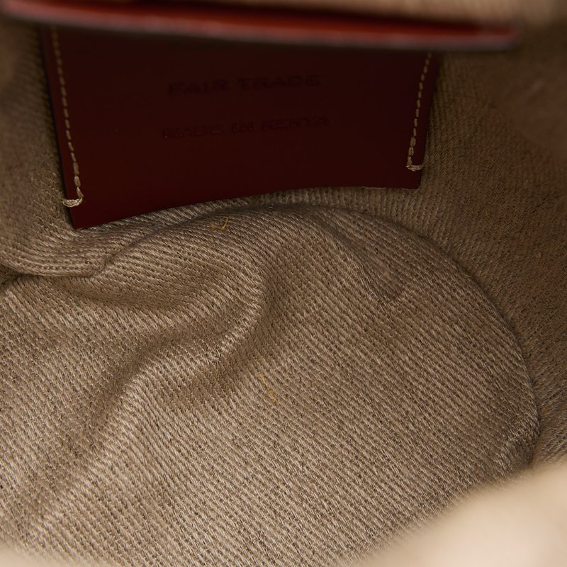 二手Chloé 草編水桶包-7