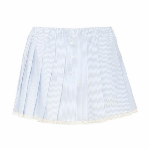 Miu Miu 女士 徽標迷你半身裙IT-38碼