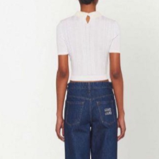 Miu Miu 女士 短袖針織套衫IT-36碼-3