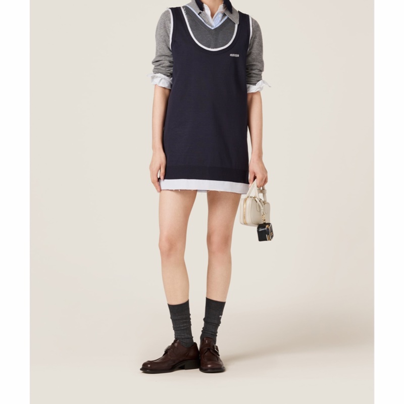 Miu Miu 女士 無袖連衣裙IT-38 IT-40 IT-42 IT-44碼-3