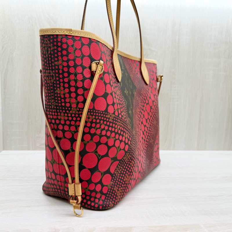 LV Monogram Waves系列草間彌生限量 Neverfull M40686-4