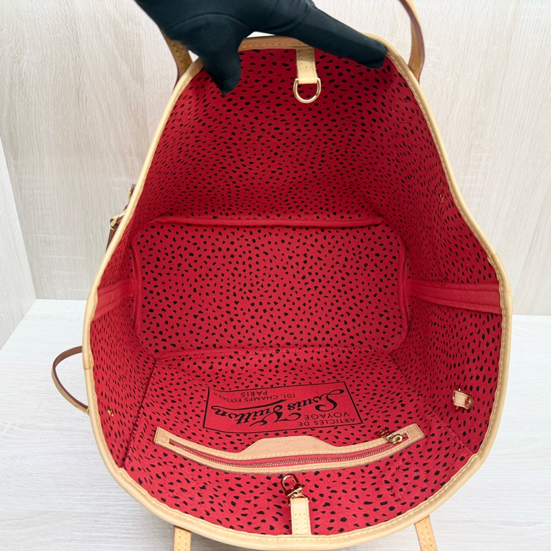 LV Monogram Waves系列草間彌生限量 Neverfull M40686-6