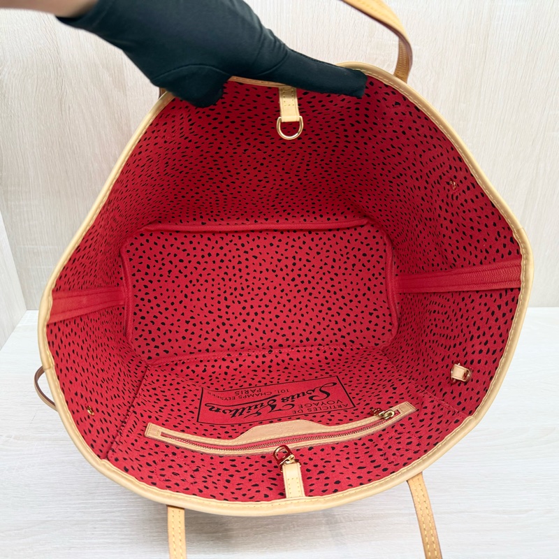 LV Monogram Waves系列草間彌生限量 Neverfull M40686-7