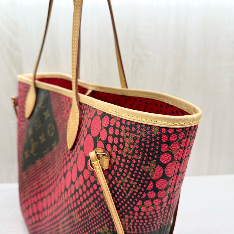 LV Monogram Waves系列草間彌生限量 Neverfull M40686-10