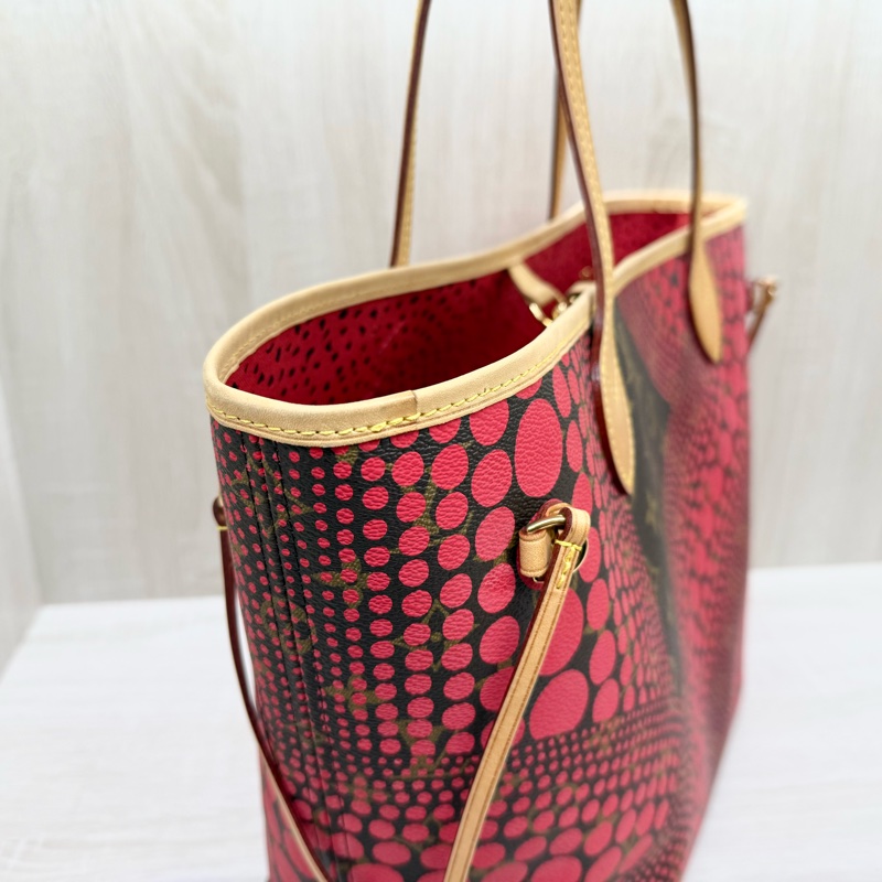 LV Monogram Waves系列草間彌生限量 Neverfull M40686-11