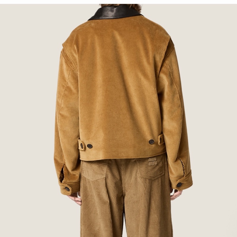 Miu Miu 女士 長袖棉服IT-36 IT-38 IT-40 IT-42 IT-44 IT-46碼模特身高:177CM,穿著38碼-5