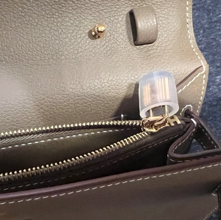 Kelly to go evercolor etoupe 全新 大象灰 金扣-7