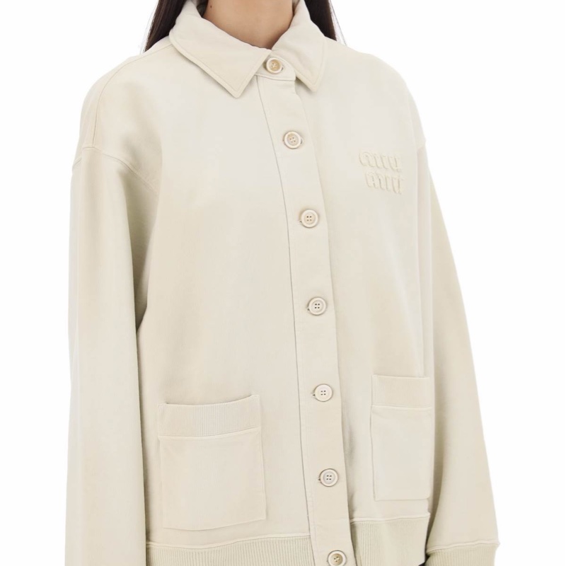 Miu Miu 女士 長袖襯衫式夾克XS S M碼-1