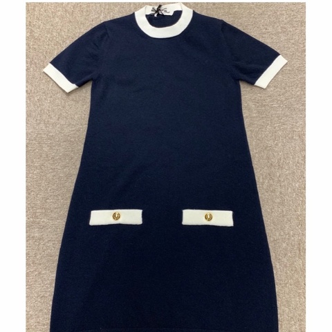 Miu Miu 女士 徽標連衣裙IT-36碼
