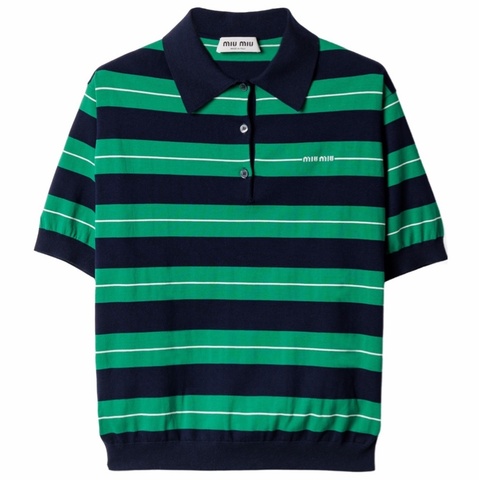 Miu Miu 女士 棉質Polo衫IT40碼
