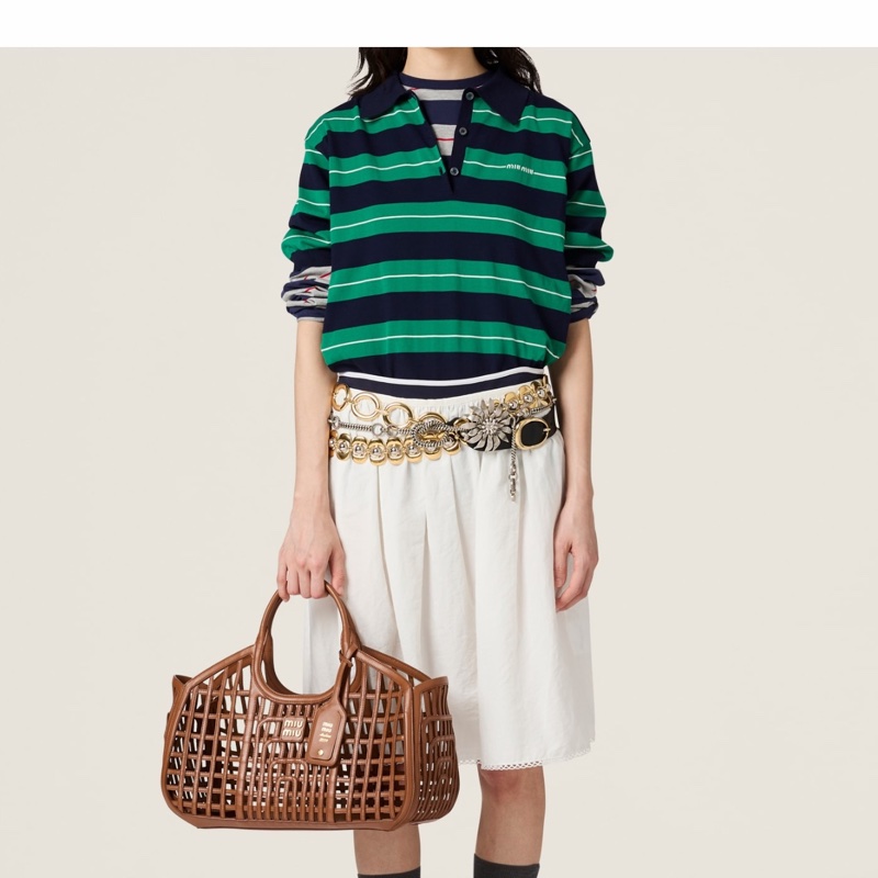 Miu Miu 女士 棉質Polo衫IT40碼-4