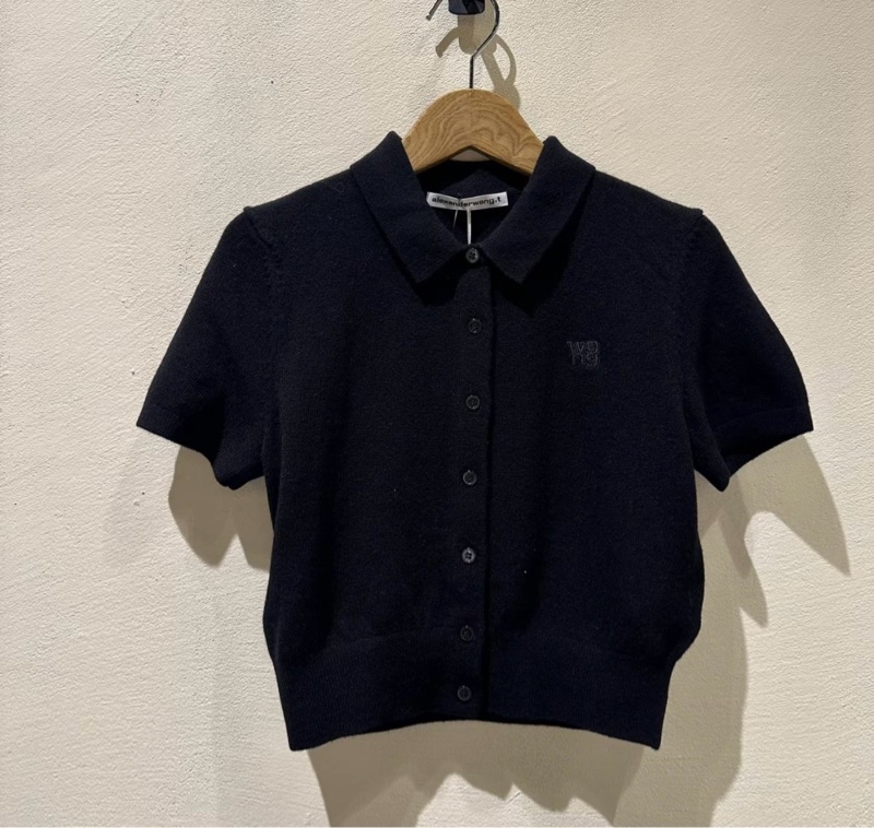 Alexander Wang 針織 短袖 Polo#XS S M-0