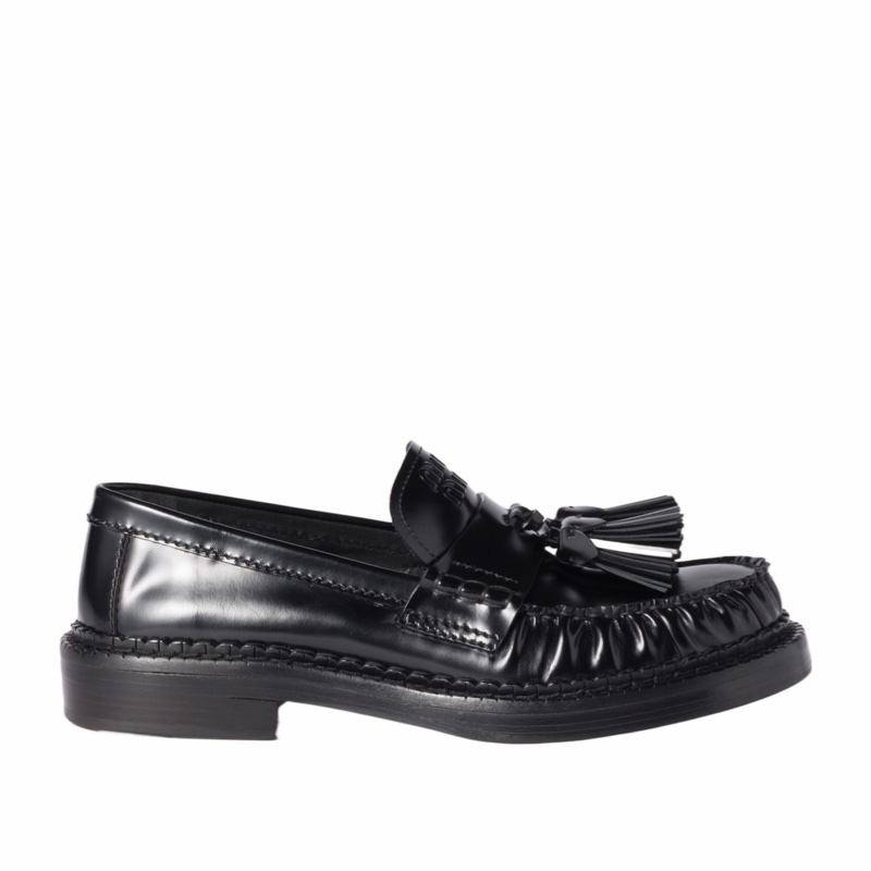 Miu Miu 女士 拋光皮革流蘇樂福鞋35 35.5 36 36.5 37 37.5 38 38.5 39 39.5 40 41碼-3