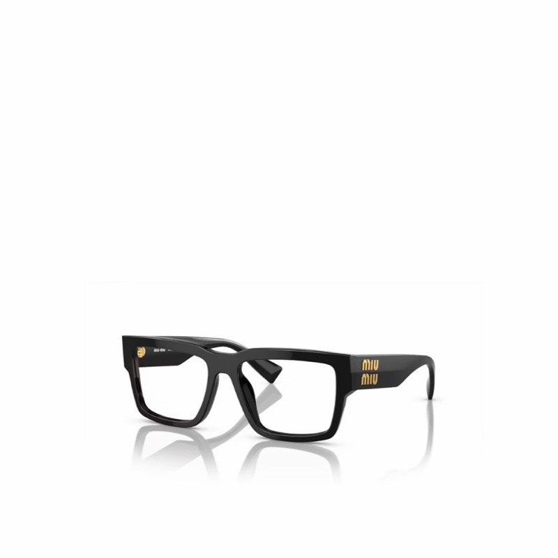 Miu Miu 女士 方形框平光鏡52 54 均碼碼橋寬: 1.7cm; 鏡腿長: 14cm; 鏡片直徑: 5.2cm<br>橋寬: 1.7cm; 鏡腿長: 14cm; 鏡片直徑: 5.4cm-0
