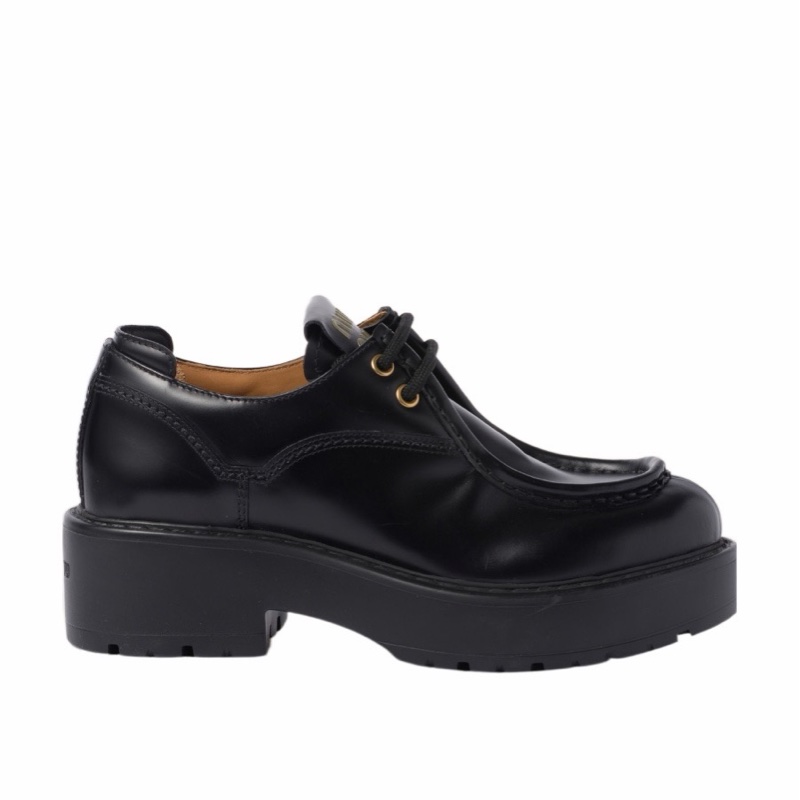 Miu Miu 女士 徽標綁帶樂福鞋35 35.5 36 36.5 37 37.5 38 38.5 39 39.5 40 40.5 41碼跟高: 5.5cm-4