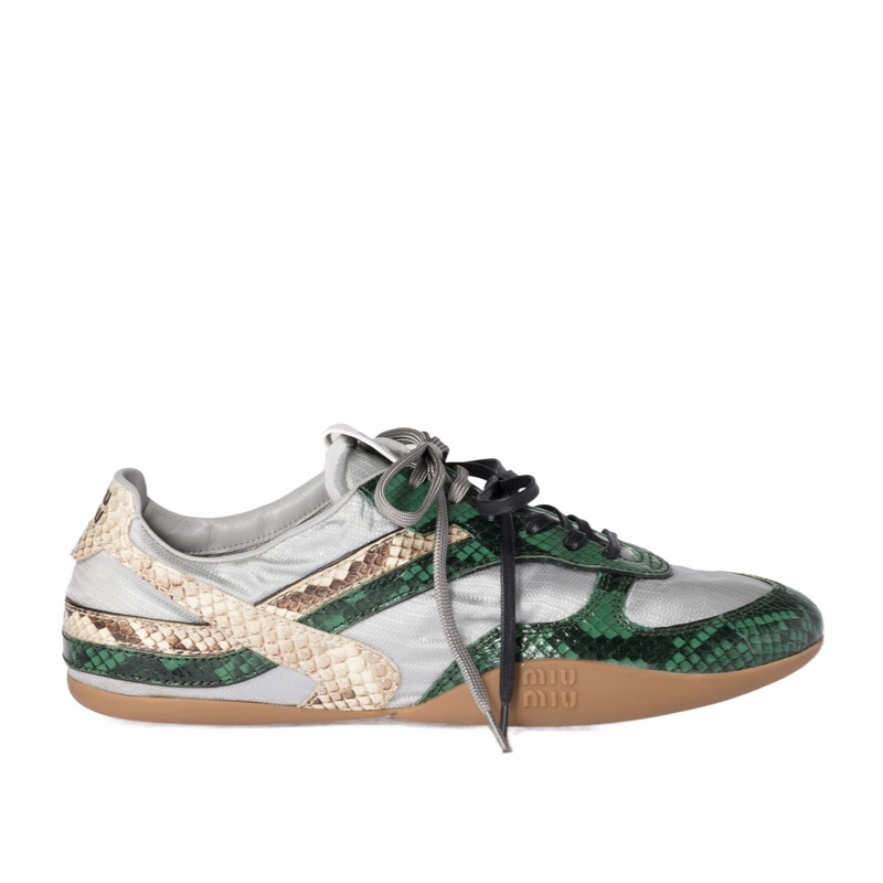 Miu Miu 女士 圓頭運動鞋36 36.5 37 37.5 38 38.5 39 40碼-0