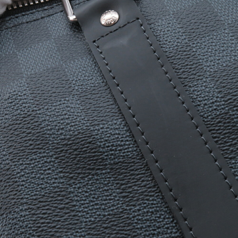 路易威登波士頓包 Damier Cobalt Keepall Bandouliere 55 N41356 黑色手提包 LOUIS VUITON-4