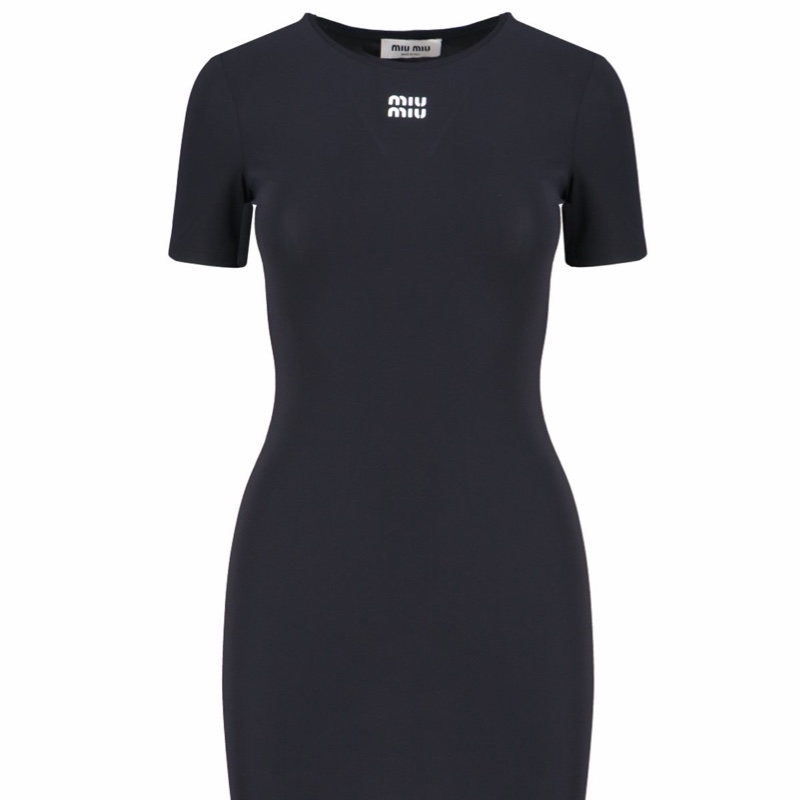 Miu Miu 女士 針織迷你連衣裙IT-38 IT-40 IT-42 IT-44碼-0