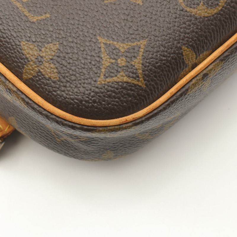 路易威登 Pochette Gange 腰包 M51870 Monogram 帆布皮革棕色二手-5
