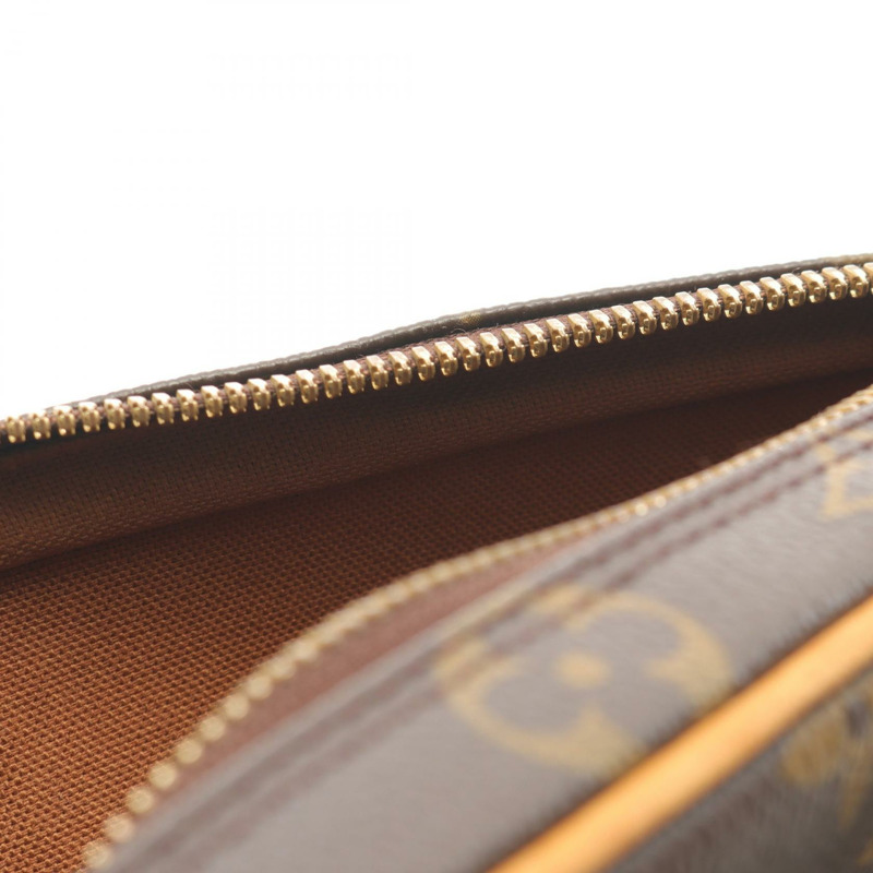 路易威登 Pochette Gange 腰包 M51870 Monogram 帆布皮革棕色二手-9