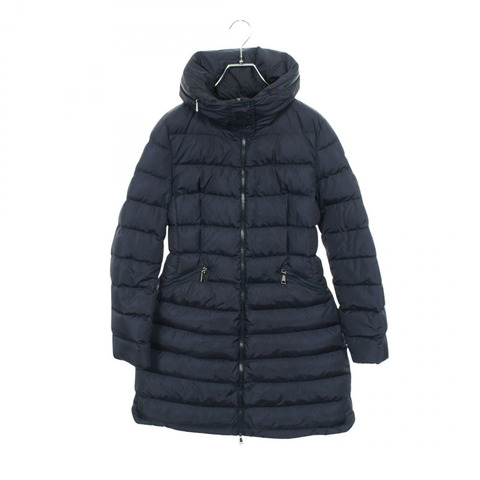 MONCLER FLAMMETTE 帶帽羽絨衣 4993105 尼龍海軍藍 #1 二手男款