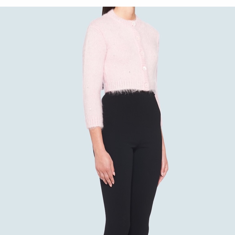 Miu Miu 女士 短款毛衣開衫IT-36 IT-40碼-4