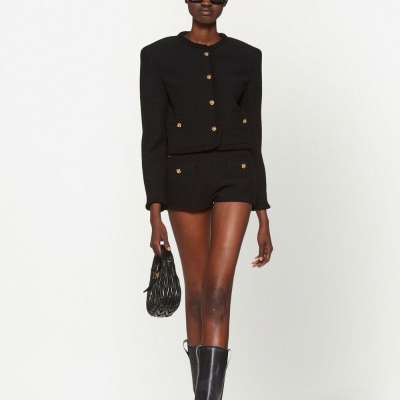 Miu Miu 女士 單排扣休閒夾克IT-38 IT-40碼-3