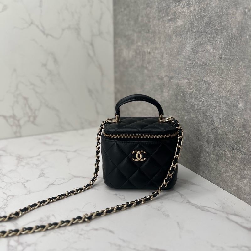 香緹國際精品 845 Chanel 化妝盒包 羊皮-0