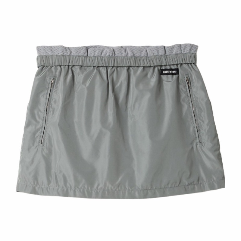 Miu Miu 女士 Technical 迷你裙IT-36 IT-38 IT-40 IT-42碼模特身高180CM，穿38碼-4