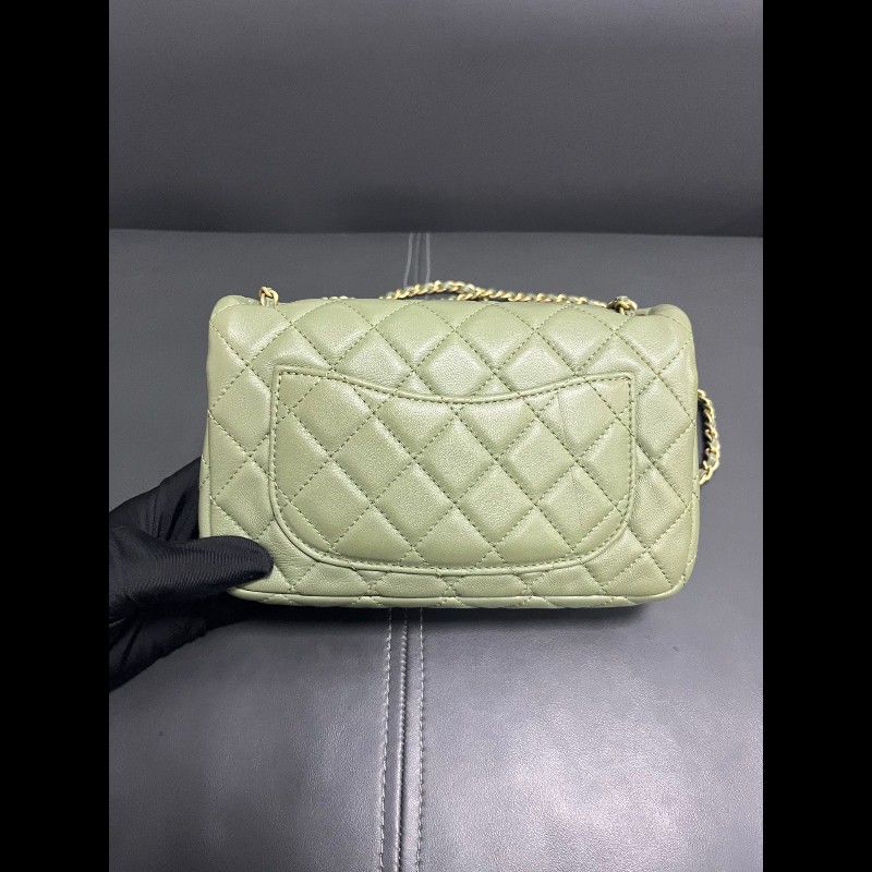 Chanel cf mini 20cm
橄欖綠cf金球大mini-3