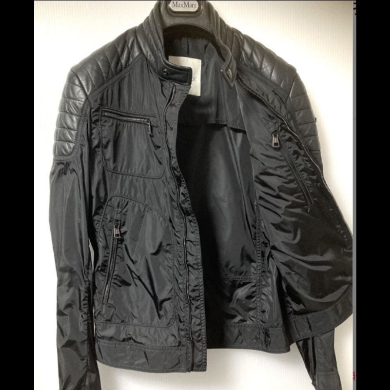 MONCLER#黑色#風衣外套#騎士外套#2號#正品-1