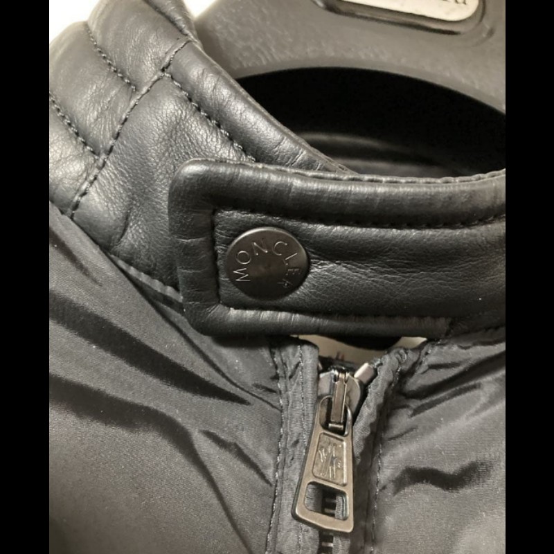 MONCLER#黑色#風衣外套#騎士外套#2號#正品-8