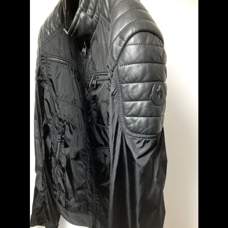 MONCLER#黑色#風衣外套#騎士外套#2號#正品-10