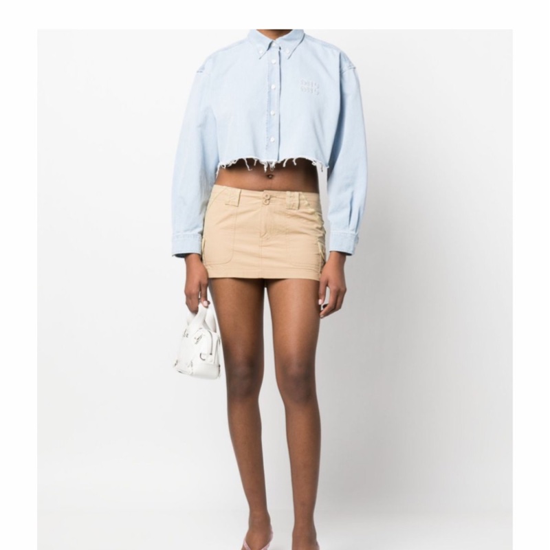 Miu Miu 女士 翻領長袖襯衫IT-40碼-2