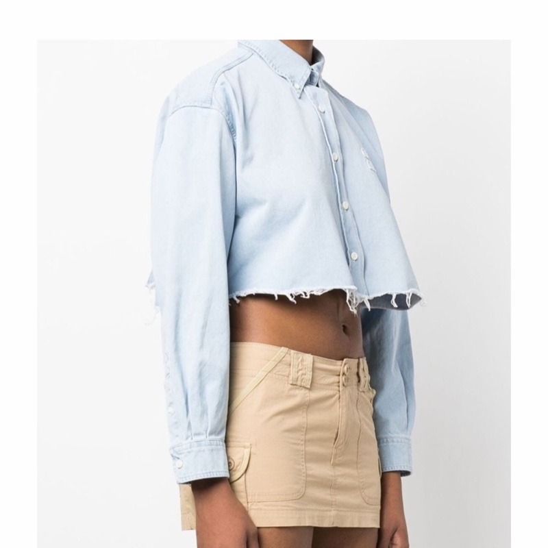 Miu Miu 女士 翻領長袖襯衫IT-40碼-4