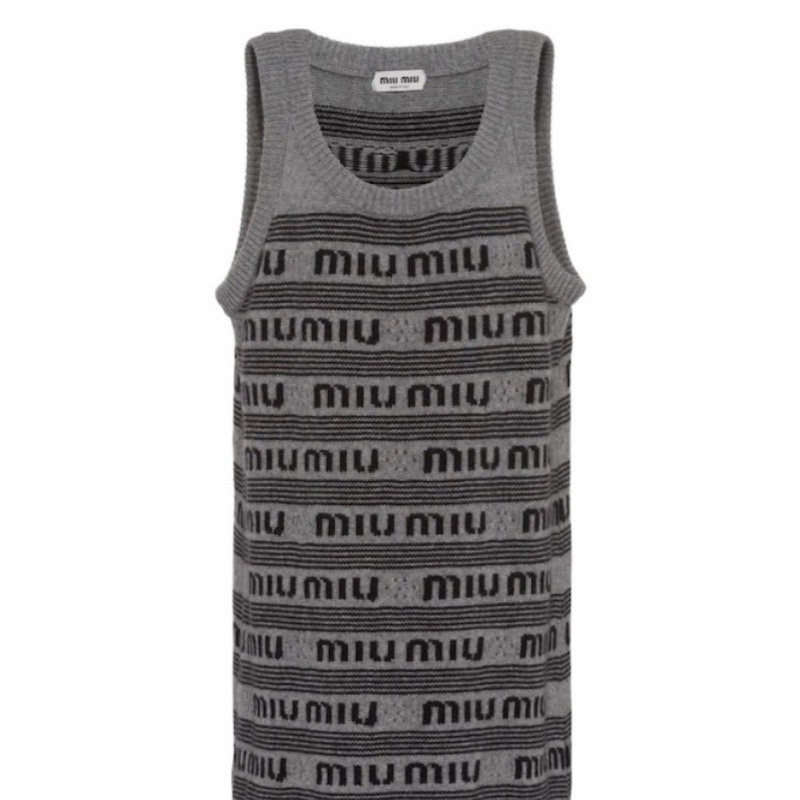 Miu Miu 女士 logo連衣裙IT-38 IT-40碼-0