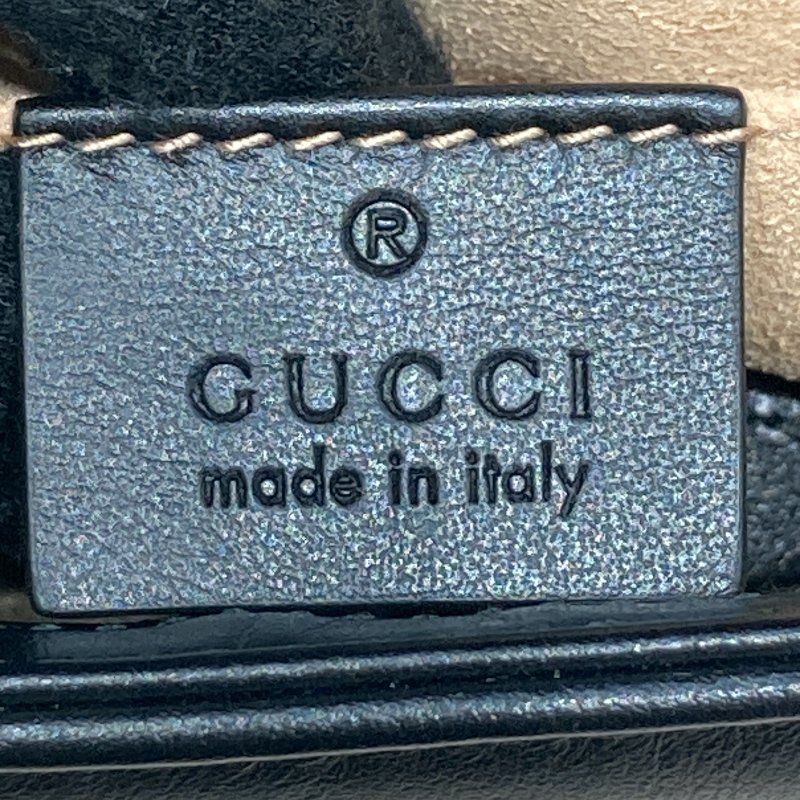GUCCI 古馳 446744 MARMONT 馬蒙肩背包 羊皮 黑色 金釦-13