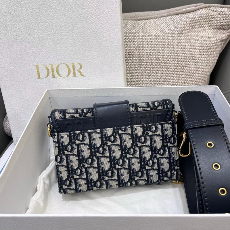 Dior迪奧老花蒙田box mini盒子包-1