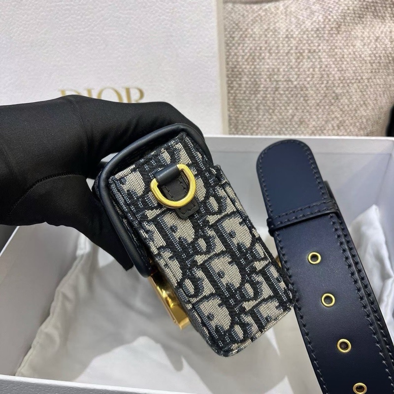 Dior迪奧老花蒙田box mini盒子包-3